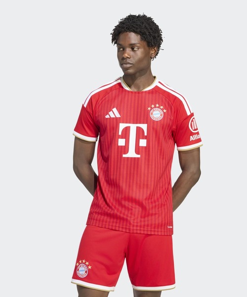 adidas(アディダス)の「FCバイエルン 26/27 ホームジャージー / アディダス adidas(Tシャツ/カットソー・メンズ・レッド・LARGE/XX-LARGE/X-LARGE/SMALL/MEDIUM)」の1枚目の写真
