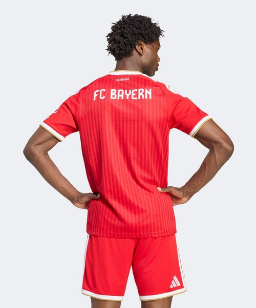 adidas(アディダス)の「FCバイエルン 26/27 ホームジャージー / アディダス adidas(Tシャツ/カットソー・メンズ・レッド・LARGE/XX-LARGE/X-LARGE/SMALL/MEDIUM)」の2枚目の写真