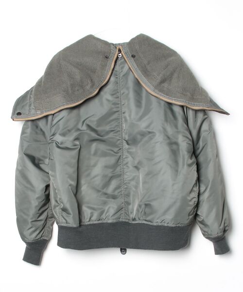 markaware（マーカウェア）の「【markaware/marka】N-2B（ミリタリージャケット・メンズ・グリーン・1）」の2枚目の写真