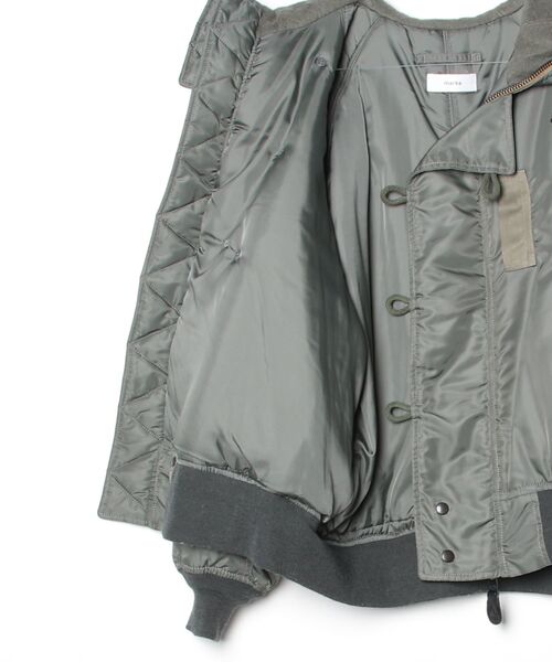 markaware（マーカウェア）の「【markaware/marka】N-2B（ミリタリージャケット・メンズ・グリーン・1）」の3枚目の写真