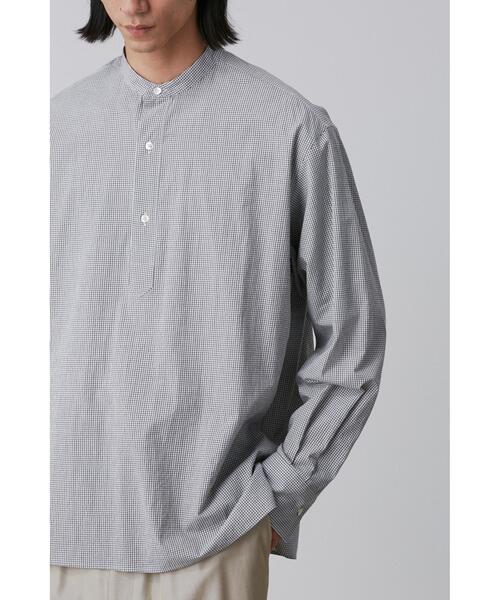 YLEVE(イレーヴ)の「YLEVE / COTTON STRIPE CHECK PULL OVER SHIRT(シャツ/ブラウス・メンズ・ブラック系その他/ホワイト系その他2・5/4/3)」の7枚目の写真