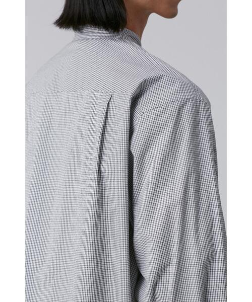 YLEVE(イレーヴ)の「YLEVE / COTTON STRIPE CHECK PULL OVER SHIRT(シャツ/ブラウス・メンズ・ブラック系その他/ホワイト系その他2・5/4/3)」の8枚目の写真