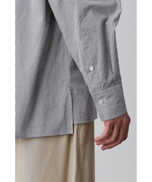 YLEVE(イレーヴ)の「YLEVE / COTTON STRIPE CHECK PULL OVER SHIRT(シャツ/ブラウス・メンズ・ブラック系その他/ホワイト系その他2・5/4/3)」の9枚目の写真