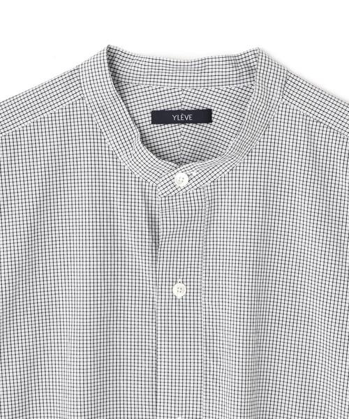 YLEVE(イレーヴ)の「YLEVE / COTTON STRIPE CHECK PULL OVER SHIRT(シャツ/ブラウス・メンズ・ブラック系その他/ホワイト系その他2・5/4/3)」の14枚目の写真