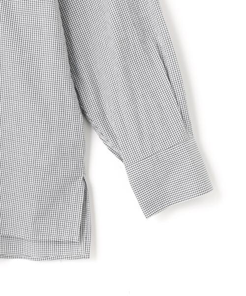YLEVE(イレーヴ)の「YLEVE / COTTON STRIPE CHECK PULL OVER SHIRT(シャツ/ブラウス・メンズ・ブラック系その他/ホワイト系その他2・5/4/3)」の10枚目の写真