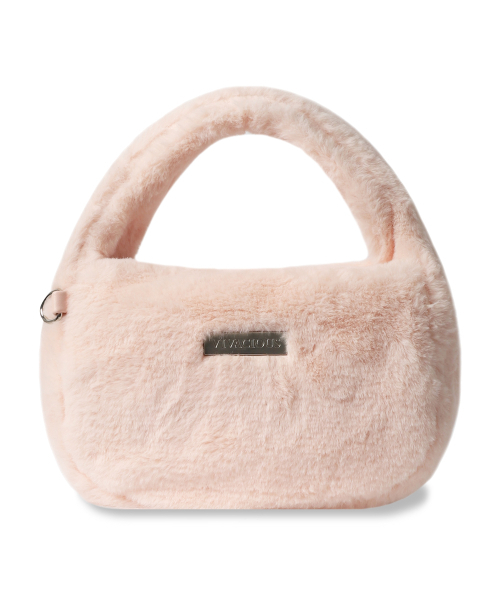 Vivacious（ビバシャス）の「Anne Fur Bag - 5COL（トートバッグ・レディース・ブルー/アイボリー/PINK・FREE）」の9枚目の写真