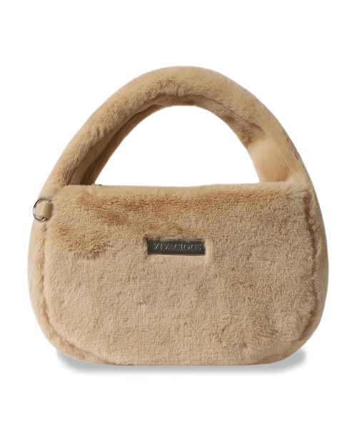 Vivacious（ビバシャス）の「Anne Fur Bag - 5COL（トートバッグ・レディース・ブルー/アイボリー/PINK・FREE）」の10枚目の写真