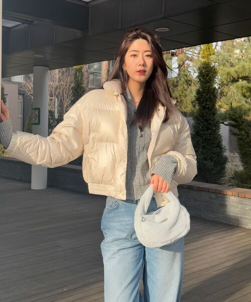 Vivacious（ビバシャス）の「Anne Fur Bag - 5COL（トートバッグ・レディース・ブルー/アイボリー/PINK・FREE）」の4枚目の写真