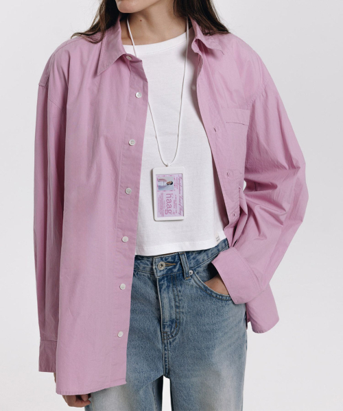 haag(ヘイグ)の「a classic shirt (pink)(シャツ/ブラウス・レディース・その他・FREE)」の8枚目の写真