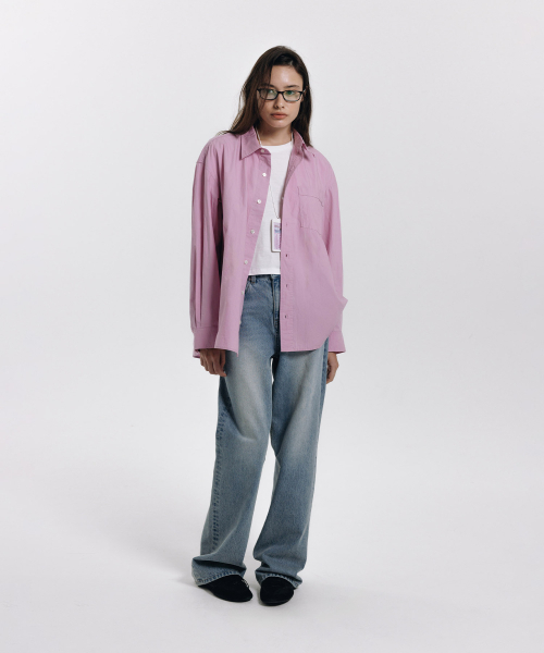 haag(ヘイグ)の「a classic shirt (pink)(シャツ/ブラウス・レディース・その他・FREE)」の2枚目の写真