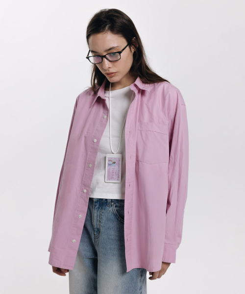 haag(ヘイグ)の「a classic shirt (pink)(シャツ/ブラウス・レディース・その他・FREE)」の5枚目の写真