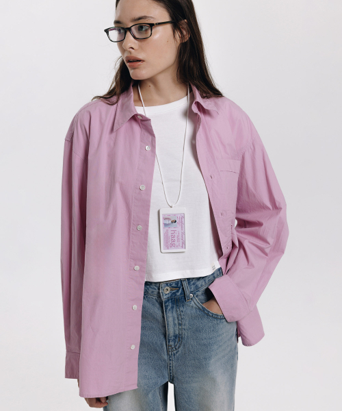 haag(ヘイグ)の「a classic shirt (pink)(シャツ/ブラウス・レディース・その他・FREE)」の6枚目の写真