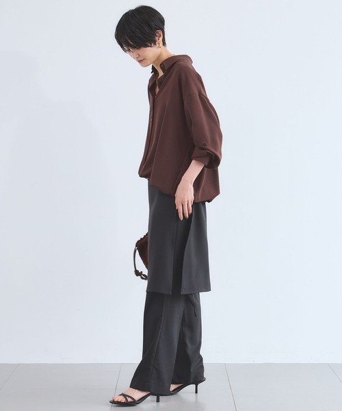 BARNYARDSTORM(バンヤードストーム)の「BARNYARDSTORM / ラップスカートパンツ 【JAPAN FABRIC】ハンドウォッシャブル(その他パンツ・レディース・グレー/ブラック・S/M)」の12枚目の写真