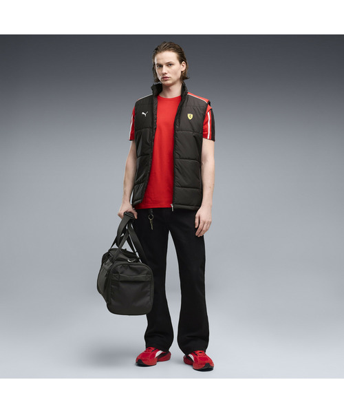 PUMA(プーマ)の「PUMA プーマ メンズ フェラーリ MT7 半袖 Tシャツ(Tシャツ/カットソー・メンズ・ブラック×レッド/レッド・LARGE/MEDIUM/SMALL/X-LARGE/X-SMALL)」の4枚目の写真