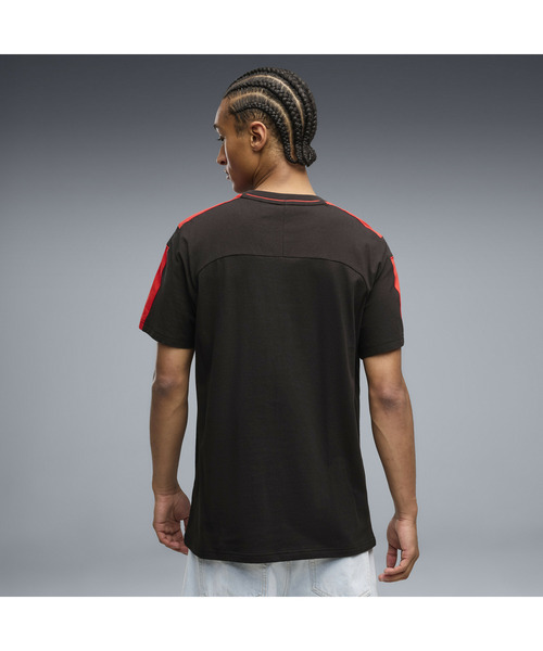 PUMA(プーマ)の「PUMA プーマ メンズ フェラーリ MT7 半袖 Tシャツ(Tシャツ/カットソー・メンズ・ブラック×レッド/レッド・LARGE/MEDIUM/SMALL/X-LARGE/X-SMALL)」の7枚目の写真