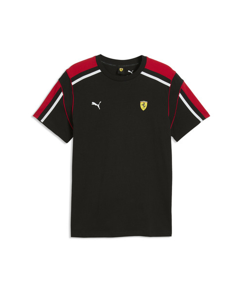PUMA(プーマ)の「PUMA プーマ メンズ フェラーリ MT7 半袖 Tシャツ(Tシャツ/カットソー・メンズ・ブラック×レッド/レッド・LARGE/MEDIUM/SMALL/X-LARGE/X-SMALL)」の9枚目の写真