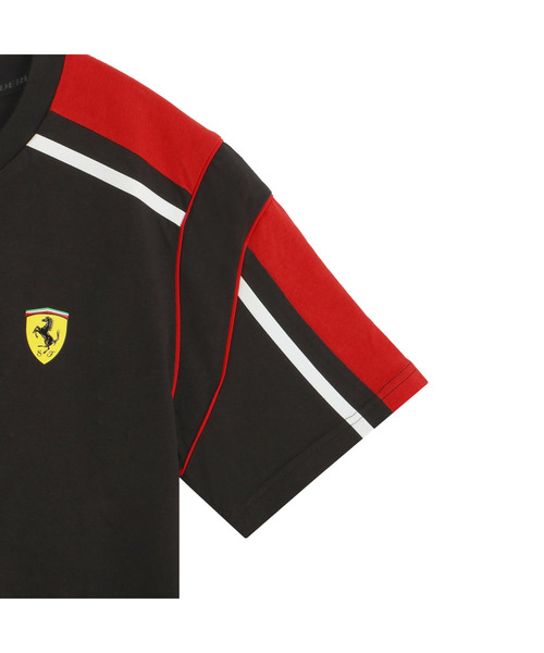 PUMA(プーマ)の「PUMA プーマ メンズ フェラーリ MT7 半袖 Tシャツ(Tシャツ/カットソー・メンズ・ブラック×レッド/レッド・LARGE/MEDIUM/SMALL/X-LARGE/X-SMALL)」の11枚目の写真