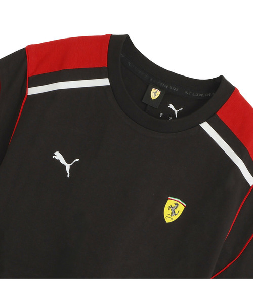 PUMA(プーマ)の「PUMA プーマ メンズ フェラーリ MT7 半袖 Tシャツ(Tシャツ/カットソー・メンズ・ブラック×レッド/レッド・LARGE/MEDIUM/SMALL/X-LARGE/X-SMALL)」の13枚目の写真