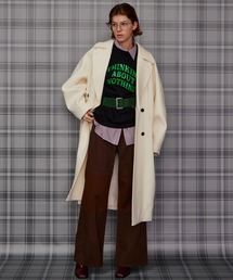 メンズのチェスターコート（ホワイト/白色系）ファッション通販 - ZOZOTOWN