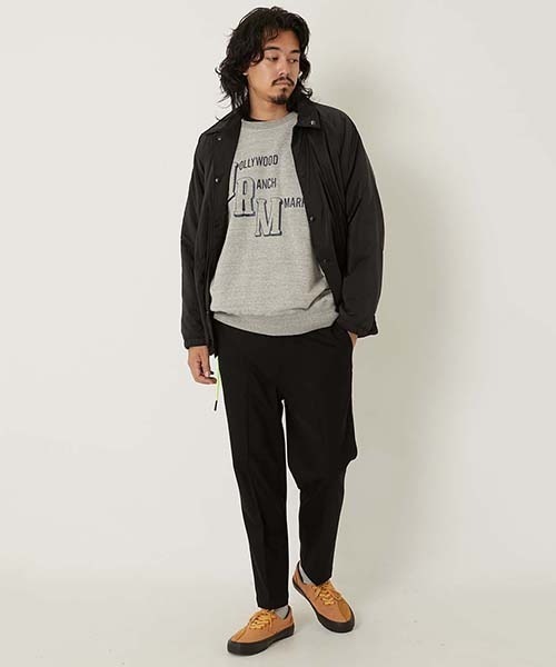 HOLLYWOOD RANCH MARKET（ハリウッドランチマーケット）の「カシミヤウール アクショントラウザーズ（スラックス・メンズ・ダークグレー/グレー/ブラック・M/S/XL/L）」の5枚目の写真