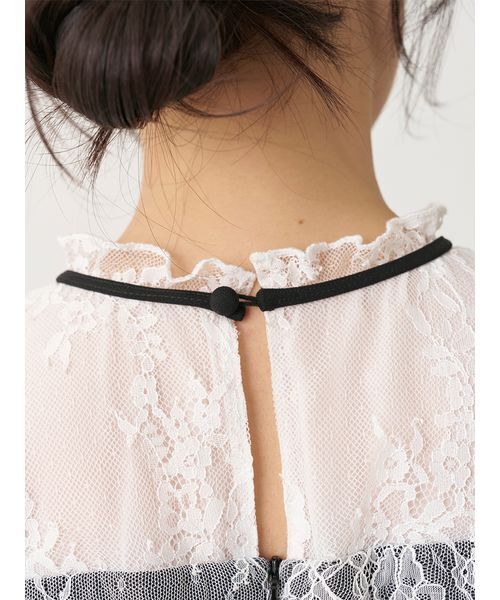 SNIDEL（スナイデル）の「【WEB限定】クラシカルカラーミニワンピース（ワンピース・レディース・ブラック/T/V・1/0）」の13枚目の写真