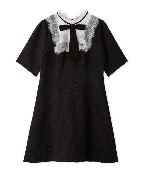 SNIDEL（スナイデル）の「【WEB限定】クラシカルカラーミニワンピース（ワンピース・レディース・ブラック/T/V・1/0）」の7枚目の写真