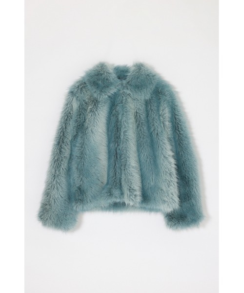 MOUSSY(マウジー)の「【26年AW新作】【展示会人気No.3】FAUX FUR ブルゾン(ブルゾン・レディース・ブラウン/ライトベージュ/ライトブルー・FREE)」の6枚目の写真