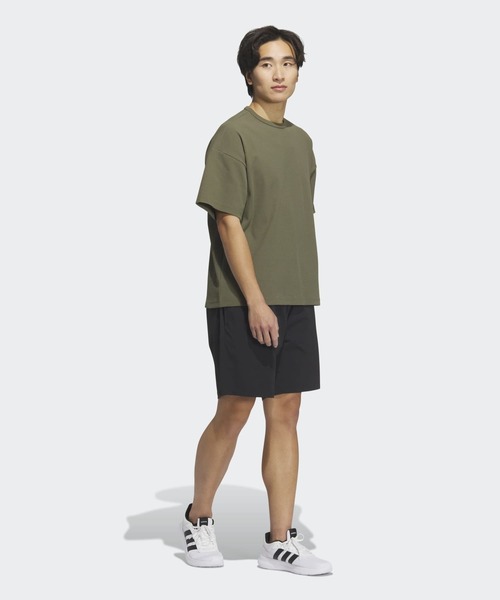 adidas（アディダス）の「ルーズフィット ワッフルファブリック 半袖Tシャツ / アディダス adidas（Tシャツ/カットソー・メンズ・オリーブ・XX-LARGE/3XL/LARGE/MEDIUM/SMALL/X-LARGE/X-SMALL）」の5枚目の写真