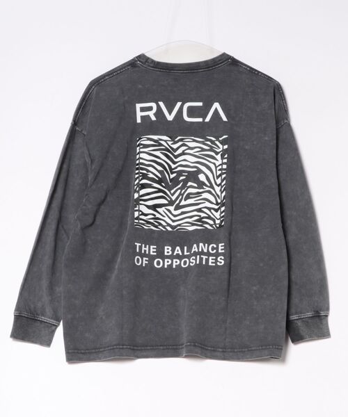 RVCA(ルーカ)の「RVCA/ルーカ バックプリント ロンT BG044051(Tシャツ/カットソー・レディース・ホワイト/ブラック/チャコールグレー/ヘザーグレー・S/M)」の22枚目の写真