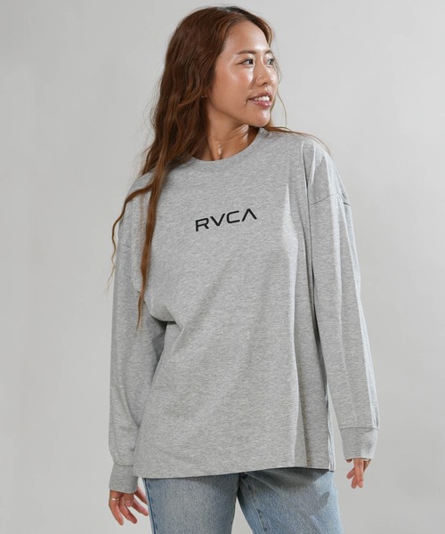 RVCA(ルーカ)の「RVCA/ルーカ バックプリント ロンT BG044051(Tシャツ/カットソー・レディース・ホワイト/ブラック/チャコールグレー/ヘザーグレー・S/M)」の17枚目の写真