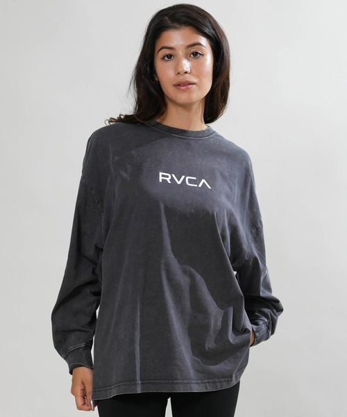RVCA(ルーカ)の「RVCA/ルーカ バックプリント ロンT BG044051(Tシャツ/カットソー・レディース・ホワイト/ブラック/チャコールグレー/ヘザーグレー・S/M)」の12枚目の写真