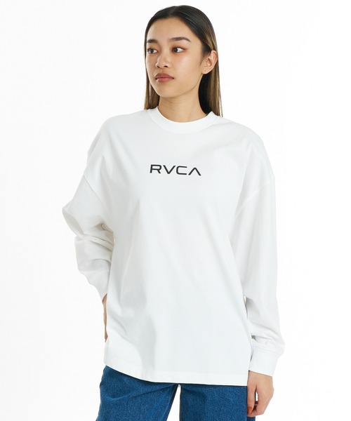 RVCA(ルーカ)の「RVCA/ルーカ バックプリント ロンT BG044051(Tシャツ/カットソー・レディース・ホワイト/ブラック/チャコールグレー/ヘザーグレー・S/M)」の5枚目の写真