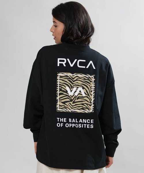 RVCA(ルーカ)の「RVCA/ルーカ バックプリント ロンT BG044051(Tシャツ/カットソー・レディース・ホワイト/ブラック/チャコールグレー/ヘザーグレー・S/M)」の8枚目の写真