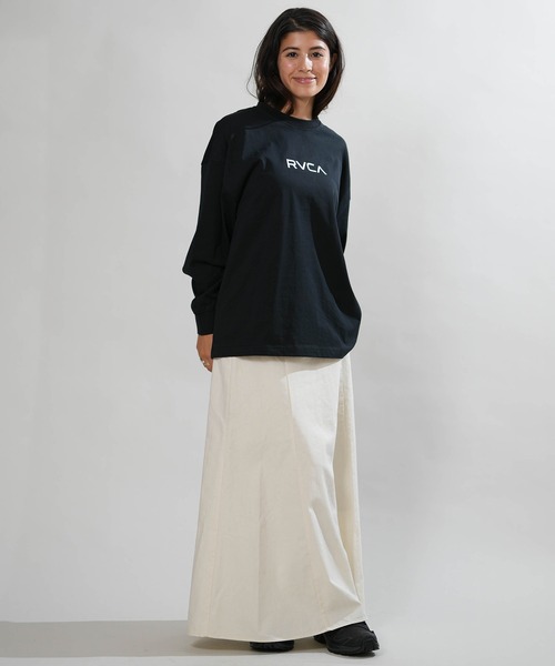 RVCA(ルーカ)の「RVCA/ルーカ バックプリント ロンT BG044051(Tシャツ/カットソー・レディース・ホワイト/ブラック/チャコールグレー/ヘザーグレー・S/M)」の9枚目の写真