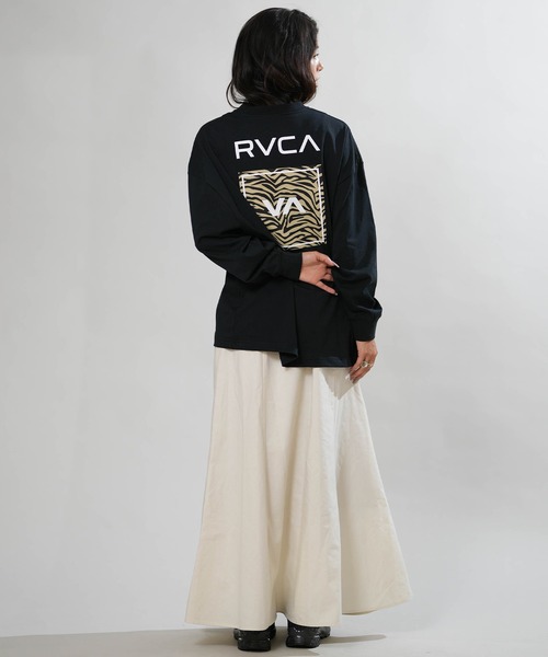 RVCA(ルーカ)の「RVCA/ルーカ バックプリント ロンT BG044051(Tシャツ/カットソー・レディース・ホワイト/ブラック/チャコールグレー/ヘザーグレー・S/M)」の10枚目の写真
