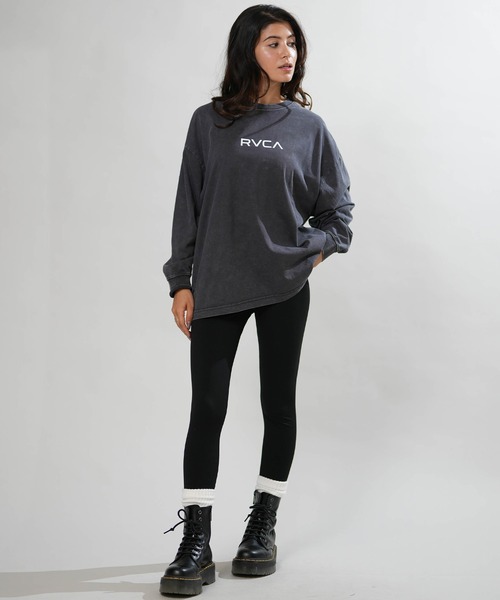 RVCA(ルーカ)の「RVCA/ルーカ バックプリント ロンT BG044051(Tシャツ/カットソー・レディース・ホワイト/ブラック/チャコールグレー/ヘザーグレー・S/M)」の14枚目の写真