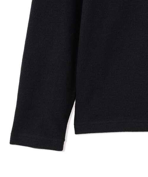 BEAMS HEART(ビームスハート)の「微起毛 ダブルフェイス ヘンリーネック カットソー(Tシャツ/カットソー・メンズ・ベージュ/ブラック・S/L/M/XL)」の9枚目の写真