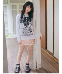 おぼっちゃまくん フレンドリッチロングスリーブ Tシャツ(一円ホワイト)