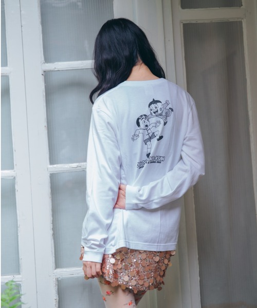 ハードコアチョコレート（ハードコアチョコレート）の「おぼっちゃまくん フレンドリッチロングスリーブ Tシャツ（一円ホワイト）（Tシャツ/カットソー・メンズ・ホワイト・LARGE/XX-LARGE/X-LARGE）」の9枚目の写真