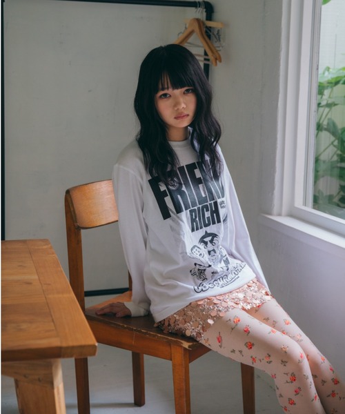 ハードコアチョコレート（ハードコアチョコレート）の「おぼっちゃまくん フレンドリッチロングスリーブ Tシャツ（一円ホワイト）（Tシャツ/カットソー・メンズ・ホワイト・LARGE/XX-LARGE/X-LARGE）」の13枚目の写真