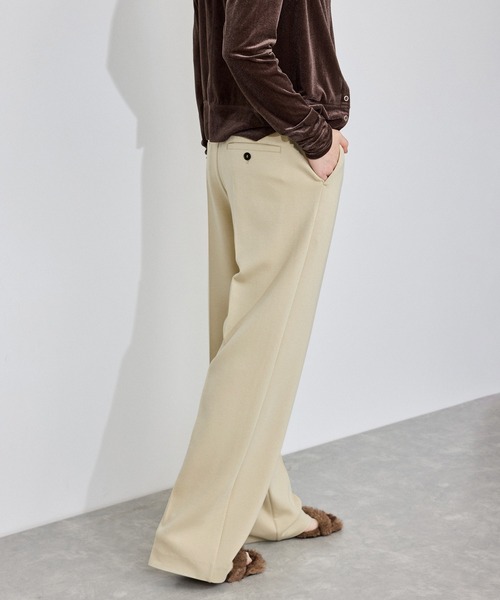 ADAM ET ROPE'（アダムエロペ）の「コットンモダールジャージスラックス（スラックス・レディース・チャコールグレー/ベージュ/ブラック・36/38）」の11枚目の写真