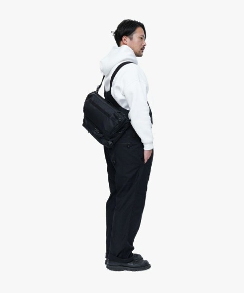 AS2OV(アッソブ)の「【AS2OV/アッソブ】 CORDURA DOBBY 305D MESSENGER BAG / メッセンジャーバッグ ショルダーバッグ(メッセンジャーバッグ・メンズ・ブラック/カーキ・FREE)」の3枚目の写真