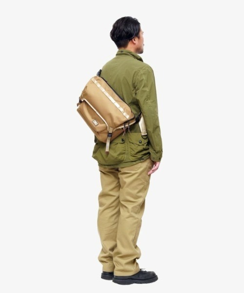 AS2OV(アッソブ)の「【AS2OV/アッソブ】 CORDURA DOBBY 305D MESSENGER BAG / メッセンジャーバッグ ショルダーバッグ(メッセンジャーバッグ・メンズ・ブラック/カーキ・FREE)」の5枚目の写真