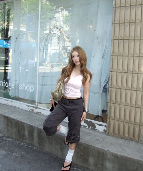 PLEASENOFOLLOW(プリーズノーフォロー)の「Ethan Pocket Cargo Pants (Charcoal)(その他パンツ・レディース・その他・SMALL/MEDIUM/LARGE)」の15枚目の写真