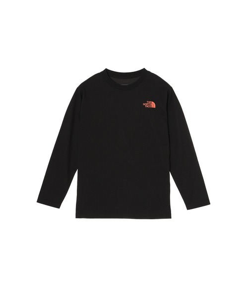 THE NORTH FACE（ザノースフェイス）の「L/S Shiretoko Toko Tee NTJ82630ST（Tシャツ/カットソー・キッズ・ブラック/ホワイト・140/150/160/130）」の10枚目の写真