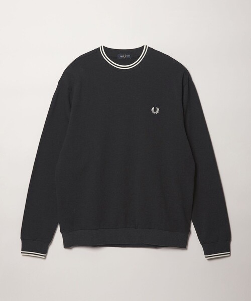 FRED PERRY(フレッドペリー)の「【別注】<FRED PERRY>ロングスリーブ Tシャツ(Tシャツ/カットソー・メンズ・ダークブラウン/オフホワイト/ダークグレー・XL/L/M)」の3枚目の写真