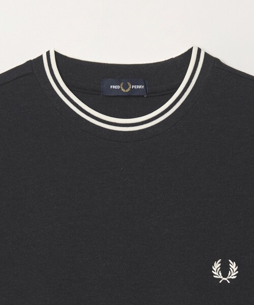 FRED PERRY(フレッドペリー)の「【別注】<FRED PERRY>ロングスリーブ Tシャツ(Tシャツ/カットソー・メンズ・ダークブラウン/オフホワイト/ダークグレー・XL/L/M)」の12枚目の写真