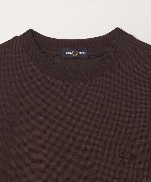 FRED PERRY(フレッドペリー)の「【別注】<FRED PERRY>ロングスリーブ Tシャツ(Tシャツ/カットソー・メンズ・ダークブラウン/オフホワイト/ダークグレー・XL/L/M)」の10枚目の写真