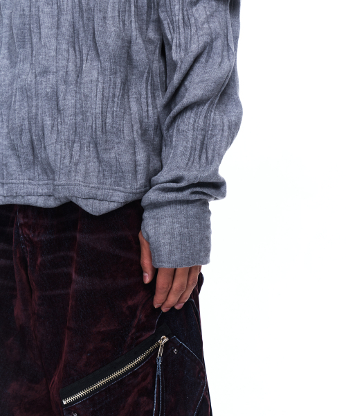 RSSC(アールエスエスシー)の「CRINKLE HOODIE LONG SLEEVE - GRAY(パーカー・レディース・その他・1/2)」の8枚目の写真