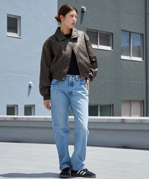 Levi's(リーバイス)の「LEVI'S/リーバイス 501 '90s ジーンズ デニムパンツ ジーパン ストレート 淡色 ボタンフライ レディース 2026年 秋 秋服 冬 冬服(デニムパンツ・レディース・ライトインディゴブルー・W25xL30/W26xL30/W27xL30)」の10枚目の写真
